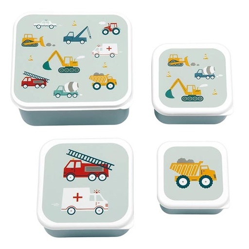 A Little Lovely Company lunch & snack box set Vehicles