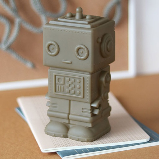A Little Lovely Company money box Robot brown