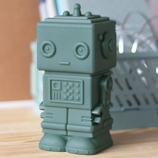 A Little Lovely Company money box Robot sage