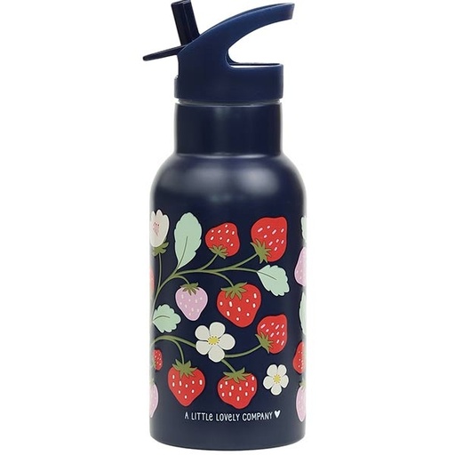 A Little Lovely Company stainless steel drinking bottle Strawberries