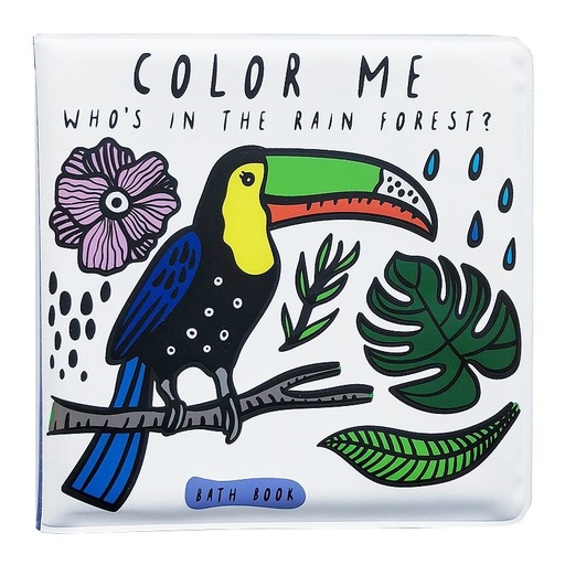 Bath book - Color Me Rainforest - Wee Gallery