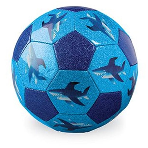 Crocodile Creek glitter soccer ball 18cm Shark
