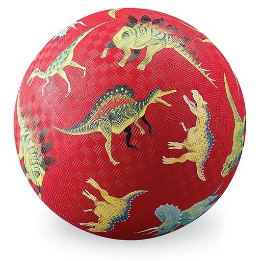 Crocodile Creek play ball 18cm - Dinosaurs Red