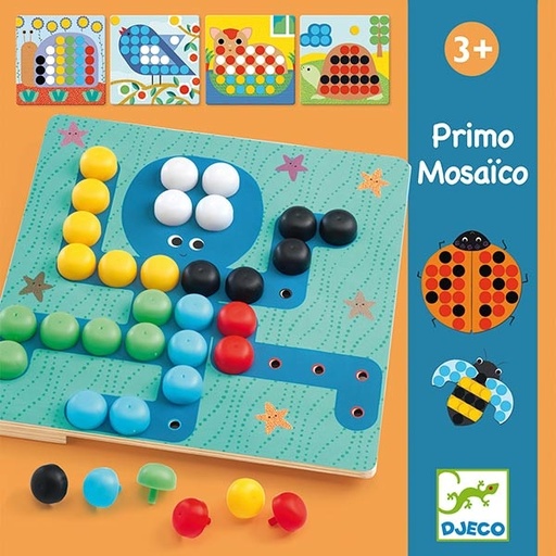 Djeco Primo Mosaïco - Mosaic game +3yrs