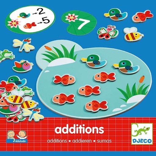 Djeco board game math game Eduludo Additions 4-8 y