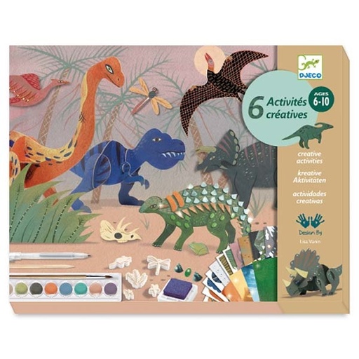 Djeco craft set The world of dinosaurs +6 yrs