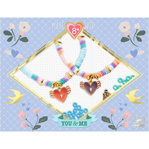 Djeco craft set bracelets Heart Heishi