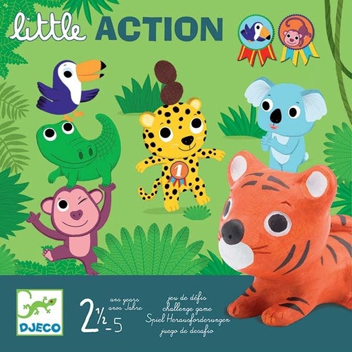 Djeco family game card game Little Action +2.5 yrs