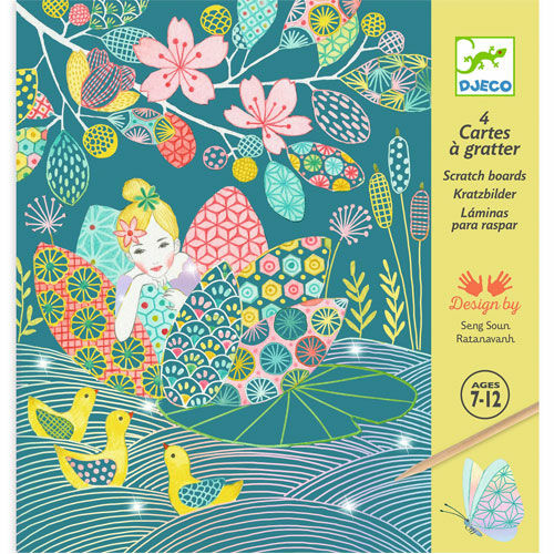 Djeco scratch cards The pond +7y