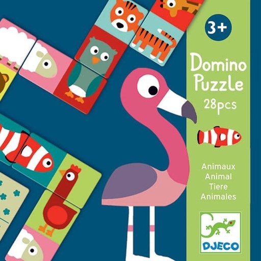 Domino Animo animals puzzle Djeco