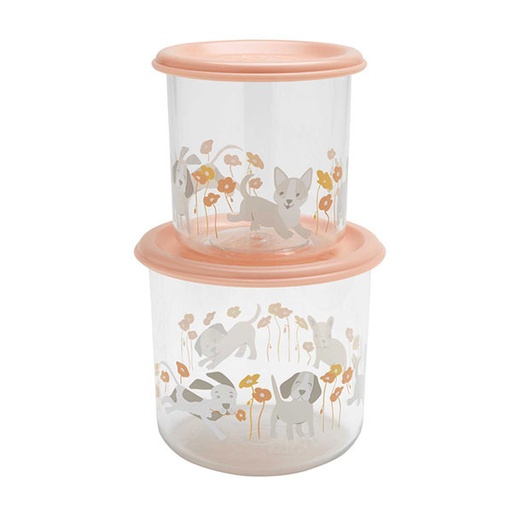 Food containers Puppies & Poppies Large Sugar Booger set of 2