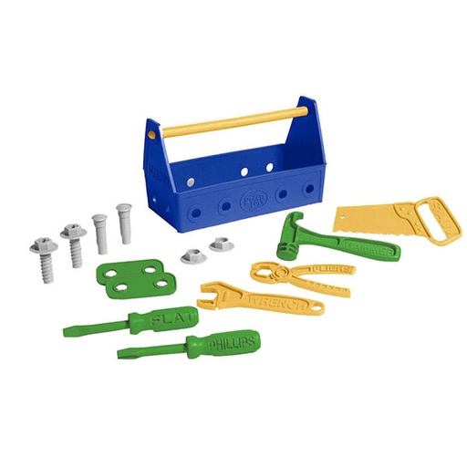 Green Toys tool box blue