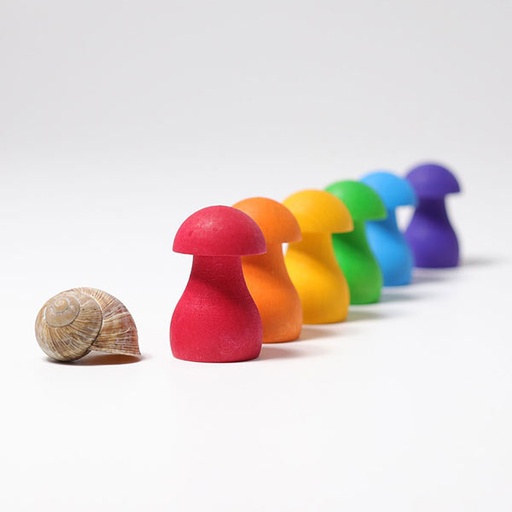 Grimm's rainbow mushrooms
