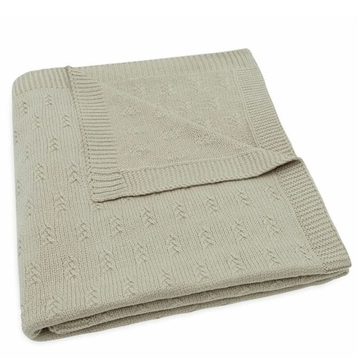 Jollein blanket cot 100x150 Grain Knit Olive Green