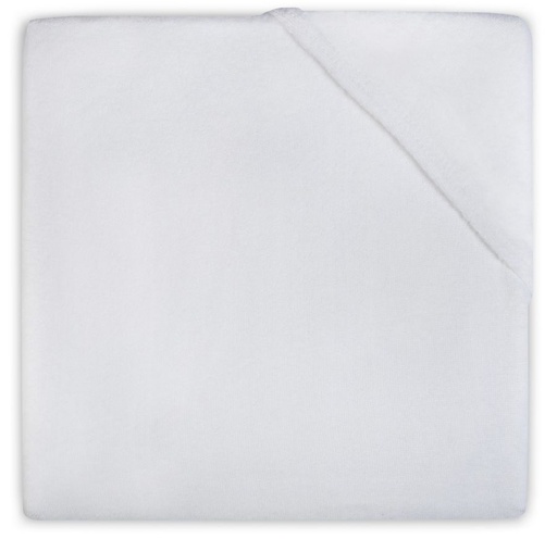 Jollein fitted sheet terry cloth waterproof 60x120cm white