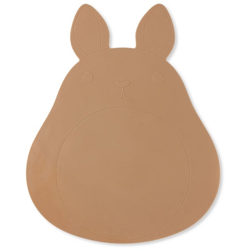 Konges Slojd silicone placemat Bunny Almond