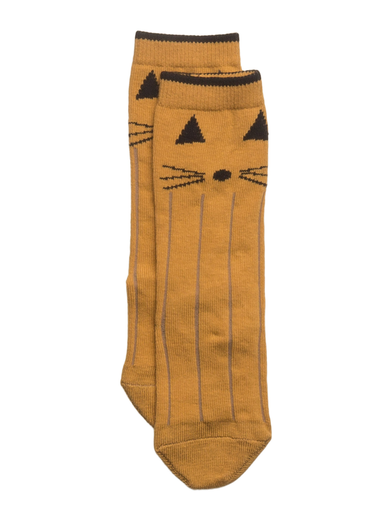 Liewood Silas stockings Cat mustard 19/21 - 1yr
