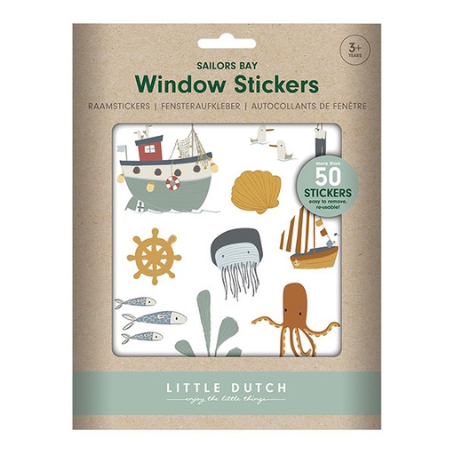 Little Dutch window Stickers Sailors Bay