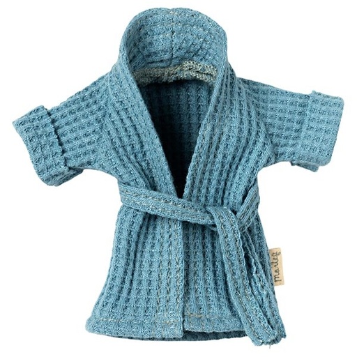 Maileg bathrobe Dusty blue - father and mother mouse