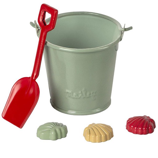 Maileg beach set - shovel, bucket and shells