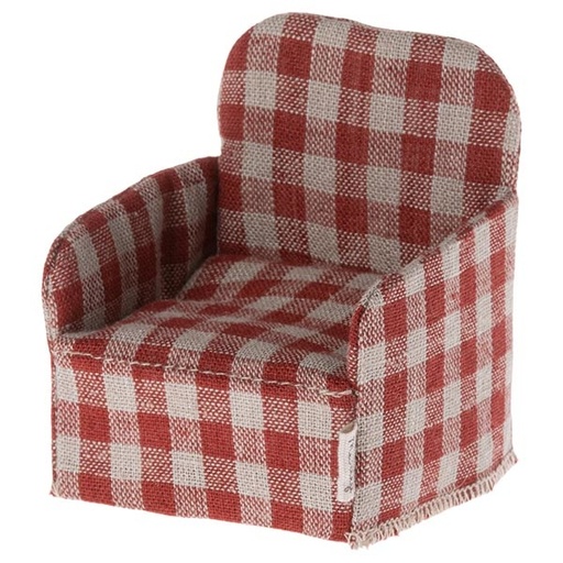 Maileg chair for mouse Red
