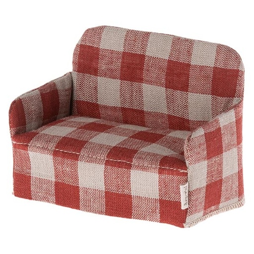 Maileg couch for mouse Red