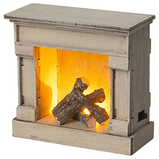 Maileg fireplace off white