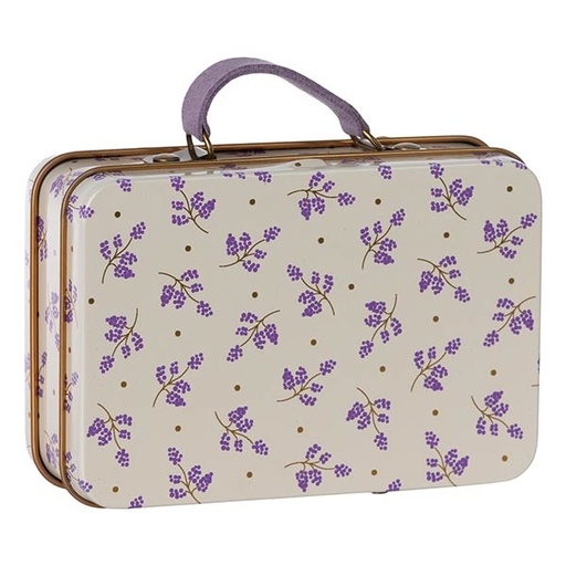 Maileg metal suitcase Madelaine Lavender