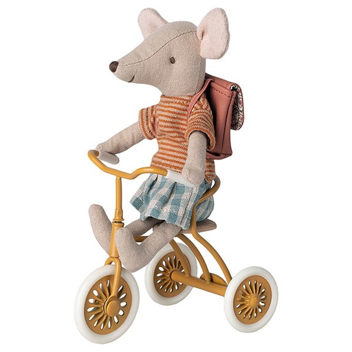 Maileg tricycle for mice Ocher