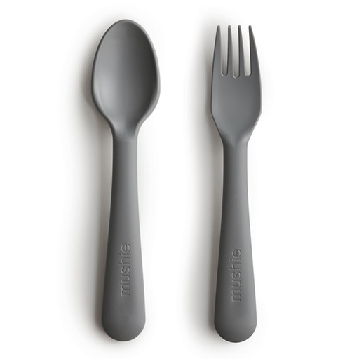 Mushie fork and spoon - Smoke