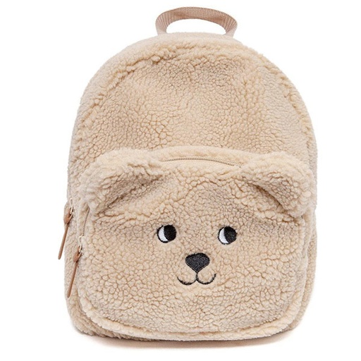 Petit Monkey kids backpack teddy sand
