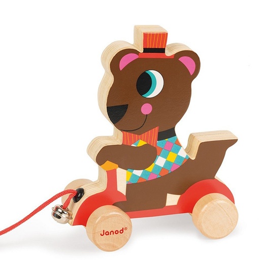 Pull along toy Circus bear - Janod