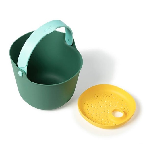 Quut Bucki Garden Green bucket with strainer