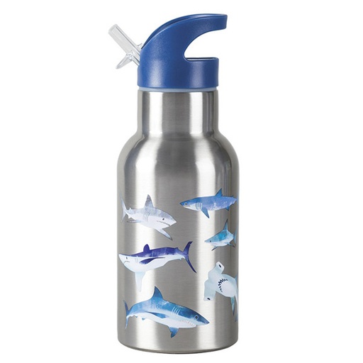 Stainless steel water bottle Camo Shark Crocodile Creek