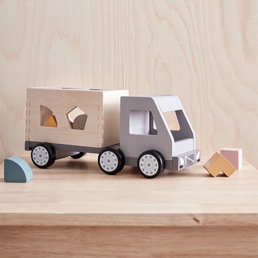 Toy truck shape sorter Aiden - Kids Concept
